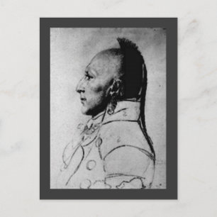 Chef der kleinen Osages Postkarte