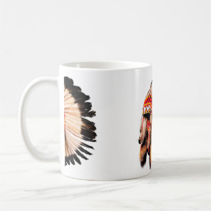 Chef des amerikanischen Ureinwohners (indischer Ch Kaffeetasse