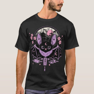 Chef-d'œuvre Pastel Goth Chauve-souris T-Shirt Des