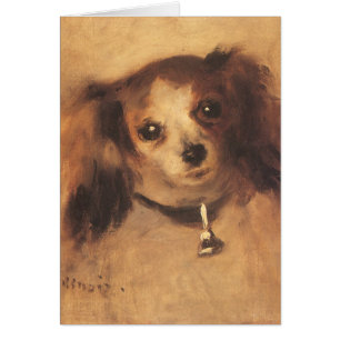 Chef d'un chien par Pierre Renoir, Art Vintage
