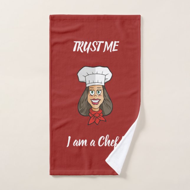 Chef femme (Serviette à main)
