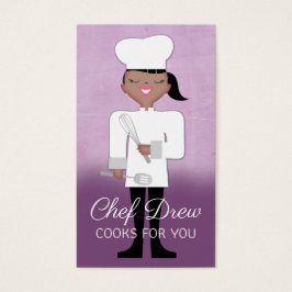 Chef femme afro-américaine noire cuisine