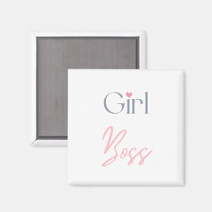 Chef-Frau Feminine Unternehmerin Motivation Büro Magnet
