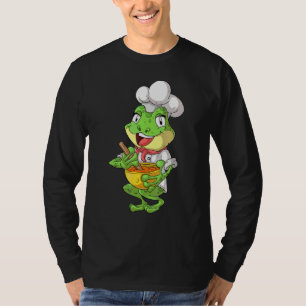 Chef Frosch Kochender Frosch T-Shirt