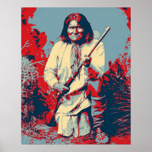 Chef Geronimo Pop Art Poster