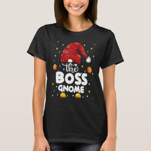 Chef-Gnom-Leopard-Familien-Weihnachtsfeier T-Shirt