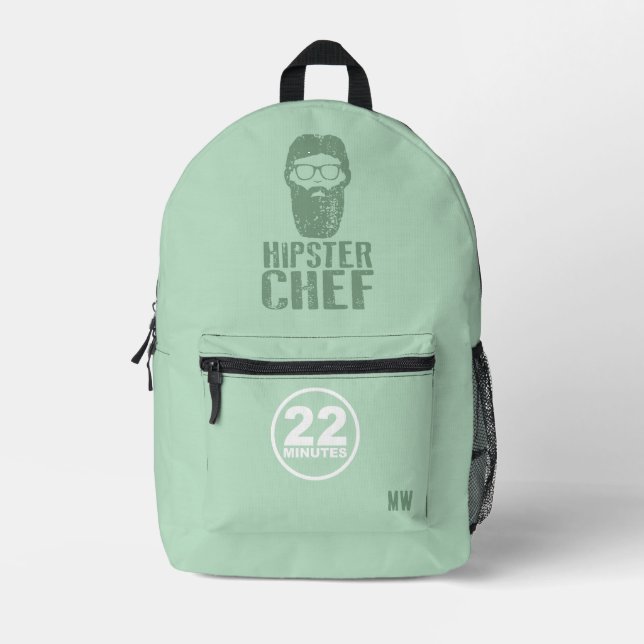 Chef Hipster - CBC 22 Minutes Personnaliser le sac (Recto)