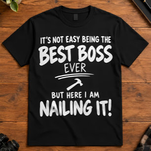 Chef Humor Hier bin ich, mache es richtig Manager T-Shirt