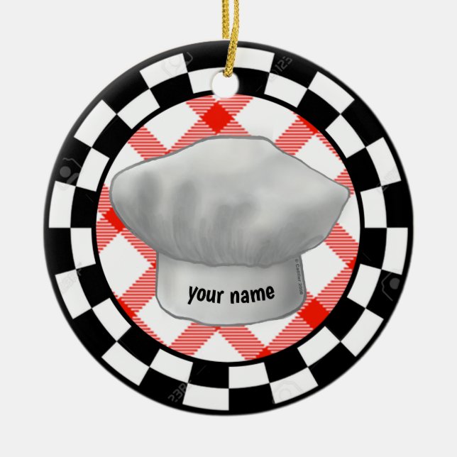 Chef Hut Ornament (Vorne)