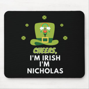 Chef Ich bin Irisch Ich bin Nicholas Mousepad