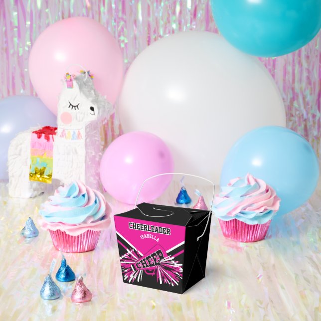 Chef in Hot Pink, Weiß und Schwarz Geschenkschachtel (Party)
