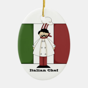 Chef italien #1 Ornement de cuisine