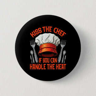 Chef Kiss Koch Enthusiast Grill-Rauchen  Button