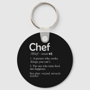 Chef Kocht Bbq Lustiges Tee Cool Kochen Liebe Perf Schlüsselanhänger