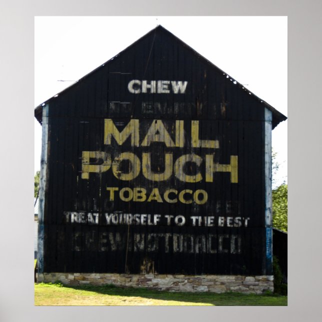 Chef Mail Pouch Tobacco Barn - Original Foto Poster (Vorne)
