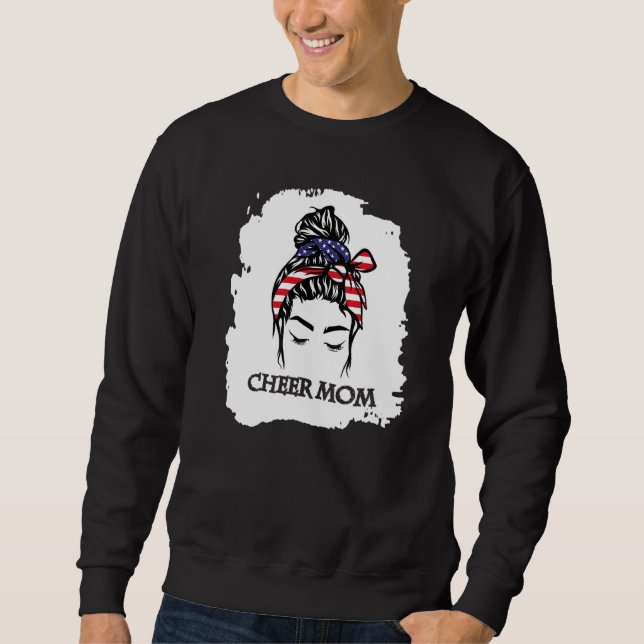 Chef Mama Usa Flag 1 Sweatshirt (Vorderseite)