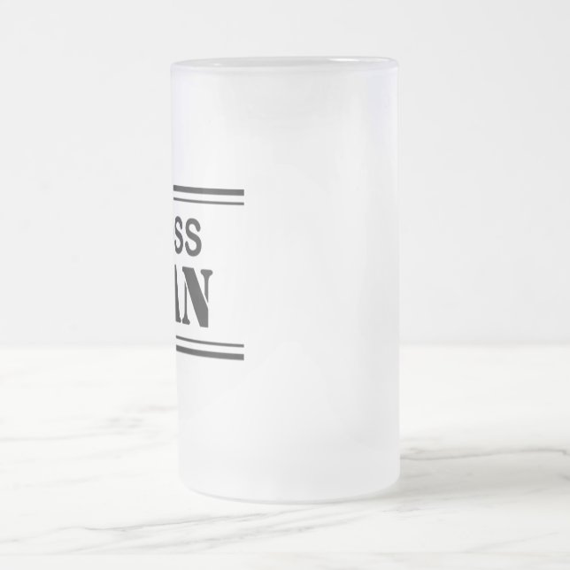 Chef-Mann-mattierte Tasse (Mittel)