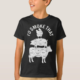 Chef Metzger Bbq Ich Würde Dieses Schweinefleisch T-Shirt
