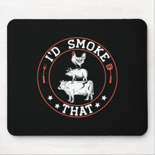 Chef Metzger Bbq Smoker Ich Würde Das Byrbecue Pi  Mousepad