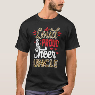 Chef Onkel Größte Lüfterleopard Print und Pom Pom T-Shirt