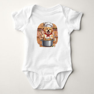 Chef Pawsta Baby Strampler