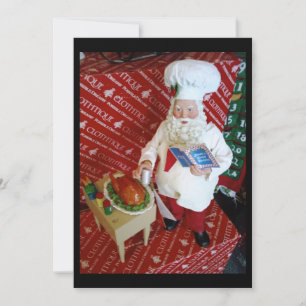 CHEF PÈRE NOËL INVITATION NOËL