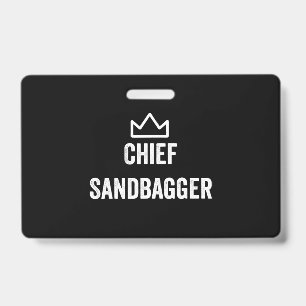 Chef Sandbagger Golf Meme Bjj Schach Sandbag Ausweis