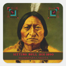 Chef sitzend Bull Stamm Indianerin Lakota