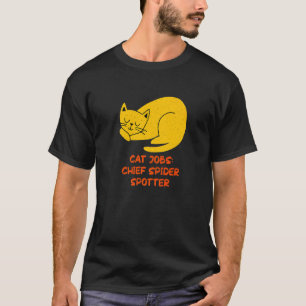 Chef Spinnen Spotter Katze Humor Kätzchen Katzen T-Shirt