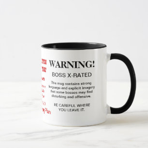 CHEF-TASSE - X VERANSCHLAGT - GEISTREICHE LUSTIGE TASSE