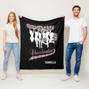 Chef Team 📣 - Rosa, Schwarz und Weiß Fleecedecke