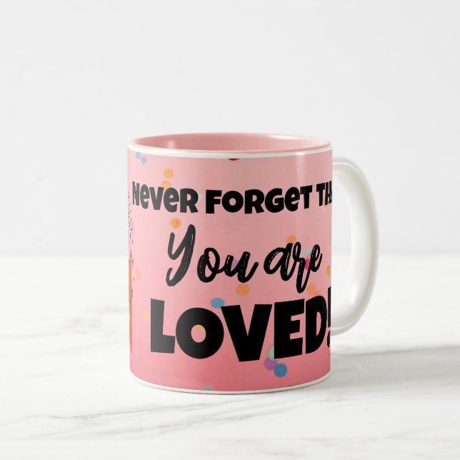 Chef, vergessen Sie nie, dass Sie LOVED Tasse sind (VorderseiteRechts)