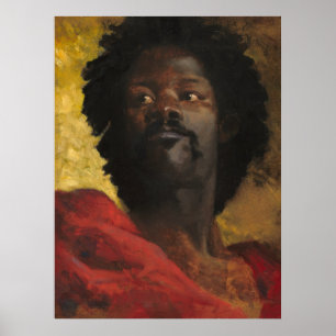 Chef von Abyssinia - Henri Regnault Fine Art Poster