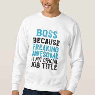 Chef, weil phantastisch zu flippen nicht offiziell sweatshirt