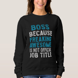 Chef, weil phantastisch zu flippen nicht offiziell sweatshirt