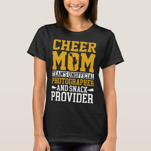 Chefanleitung Mama Inofficial Fotograf Snack Pro T-Shirt (Vorderseite)