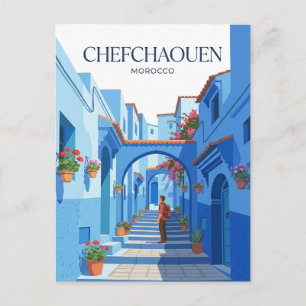 Chefchaouen Marokko Postkarte