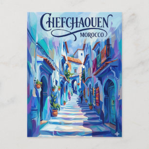 Chefchaouen Marokko Postkarte