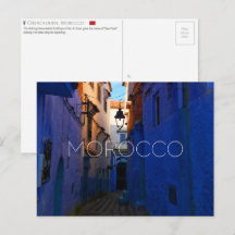 Chefchouen, Marokko Postkarte