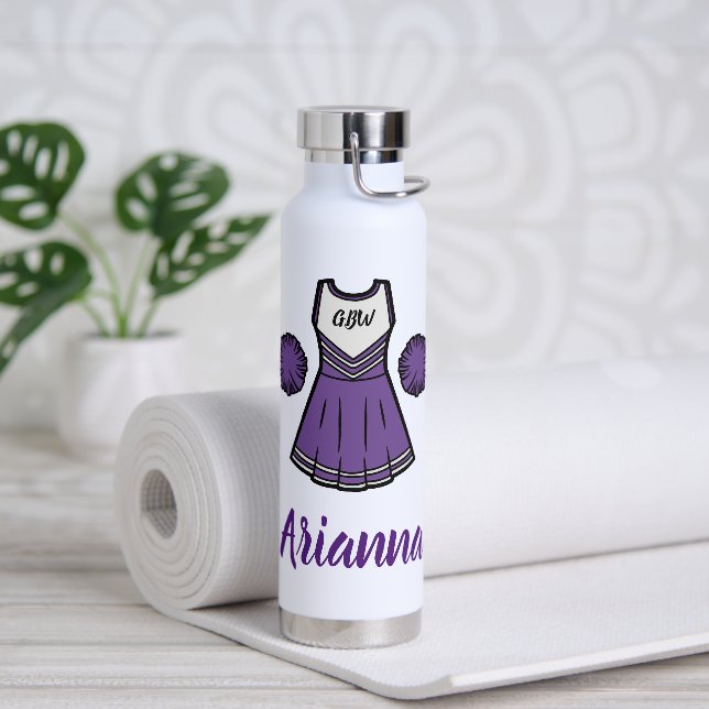 Chefführendes individualisierbares Wasserflasche Trinkflasche (Yoga)