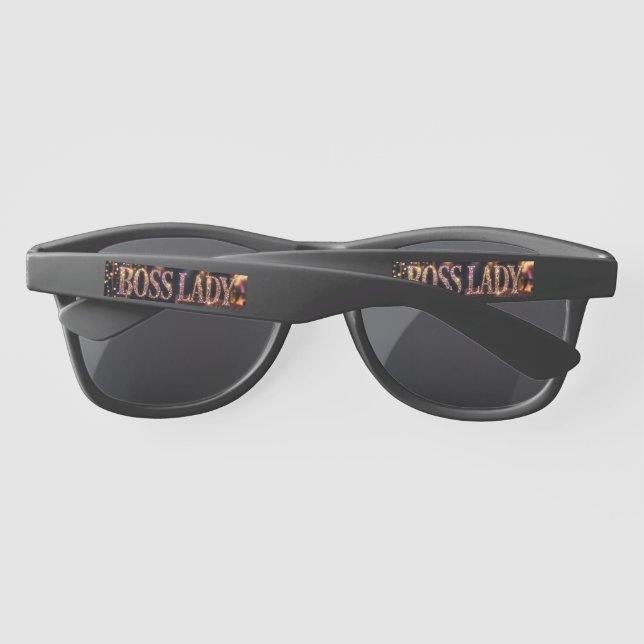 Chefin Damen Plastik Sonnenbrille (Rückseite)