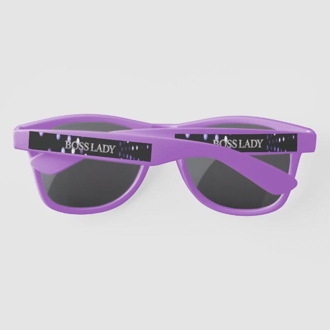 Chefin Damen Plastik Sonnenbrille (Rückseite)