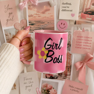 Chefin rosa Karo-Design  Tasse