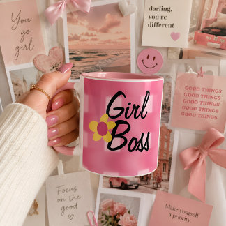 Chefin rosa Karo-Design  Tasse
