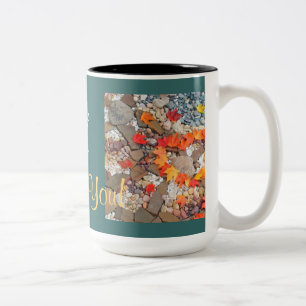 Chefin Tasse Geschenke Danke Herz Blätter Felsen