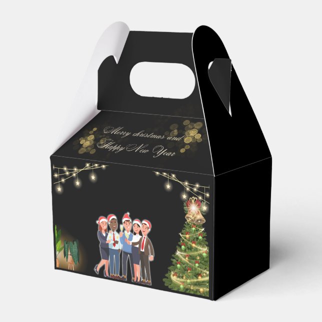 Chefkonzern: Weihnachts-Party Geschenkschachtel (Vorderseite)