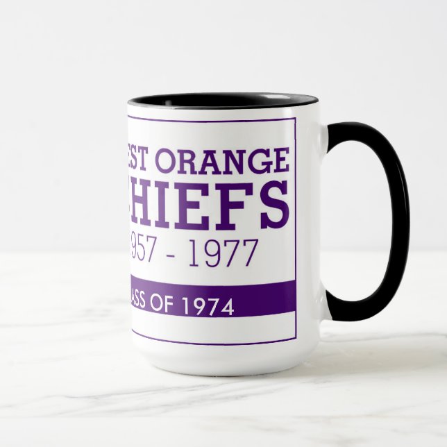 CHEFS DE WEST ORANGE TASSE DE CAFÉ DE 15 ONCES (Droite)