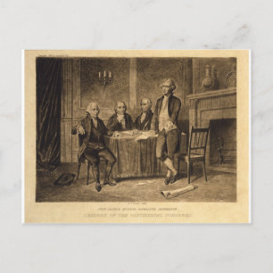 Chefs des Kongresses von Tholey Postkarte