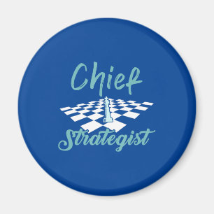 Chefstratege Schach Ich Gewinne Dieses Spiel Imm Magnet