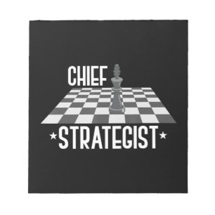Chefstratege Schach   Ich gewinne immer dieses Spi Notizblock